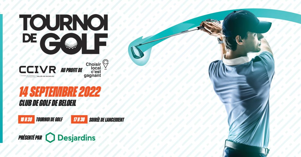 Après 5 ans d&rsquo;absence, le tournoi de golf de la CCIVR est de retour! - CCIVR